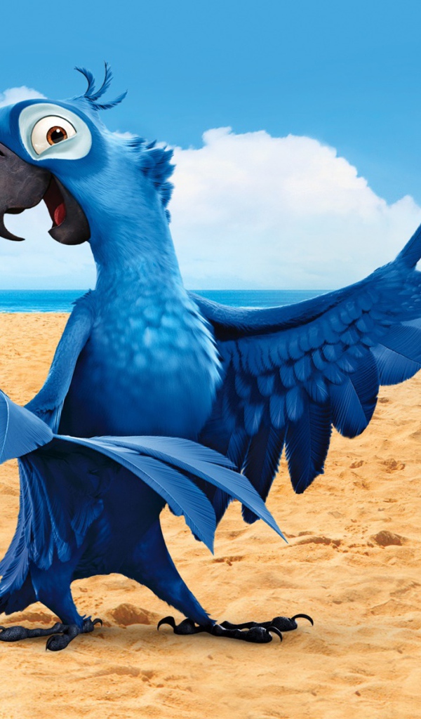 Рио 2 голубой попугай