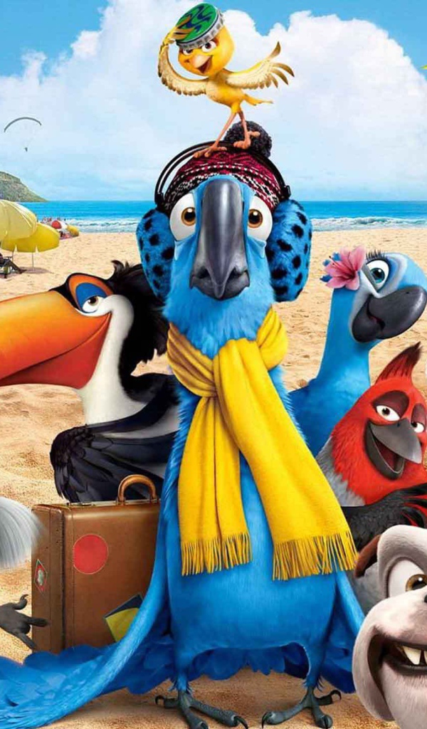 Рио 2 на пляже