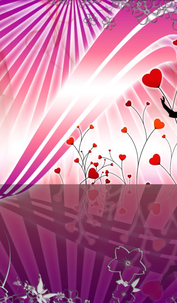 Пара танцует абстрактный танец