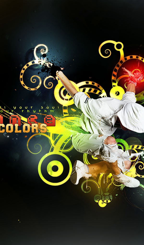 Танец в ярких красках