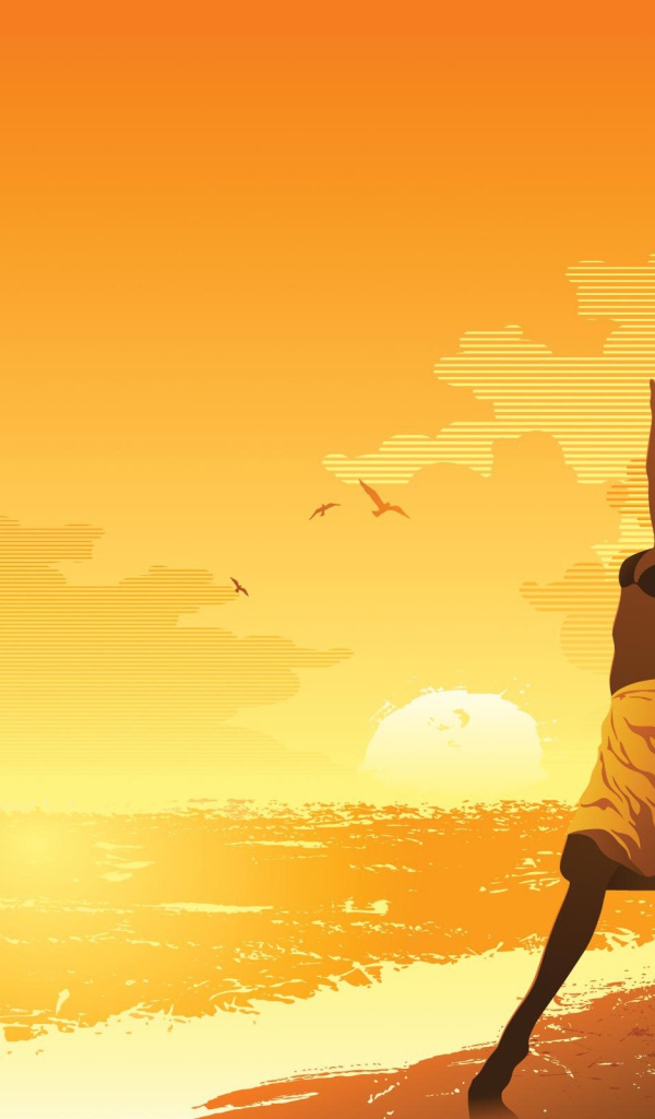 Зажигательный танец на пляже