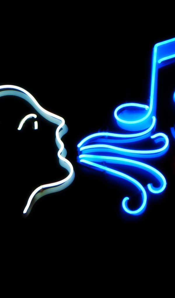 Подсветка в виде нот