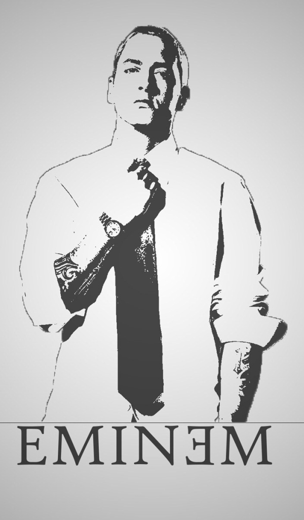 Портрет знаменитого Eminemа