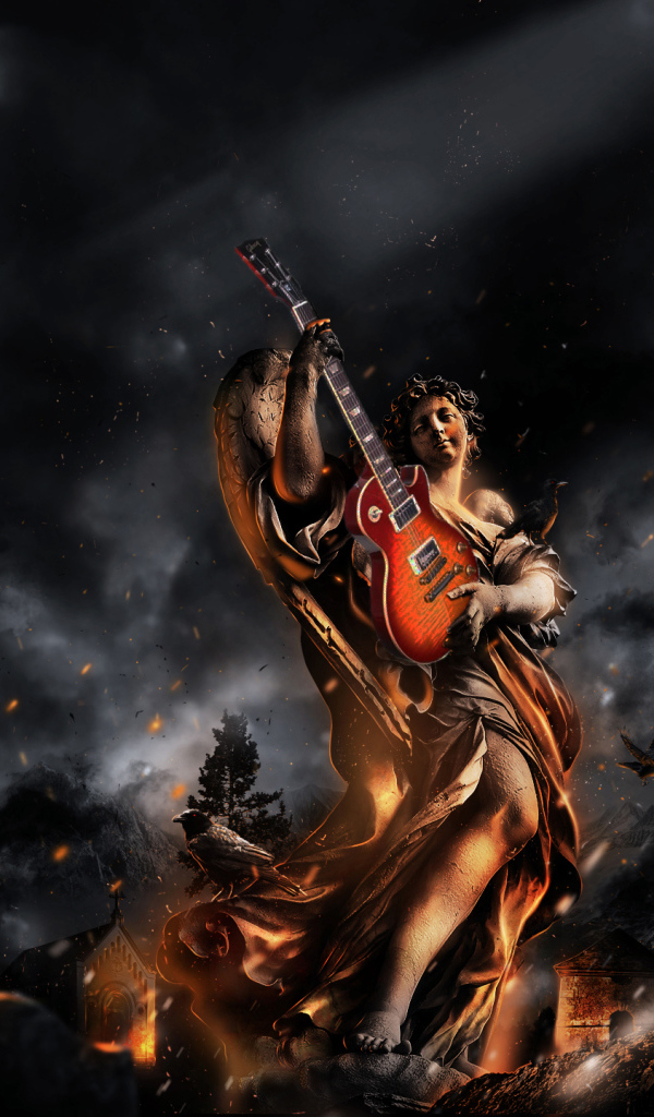 Муза с гитарой