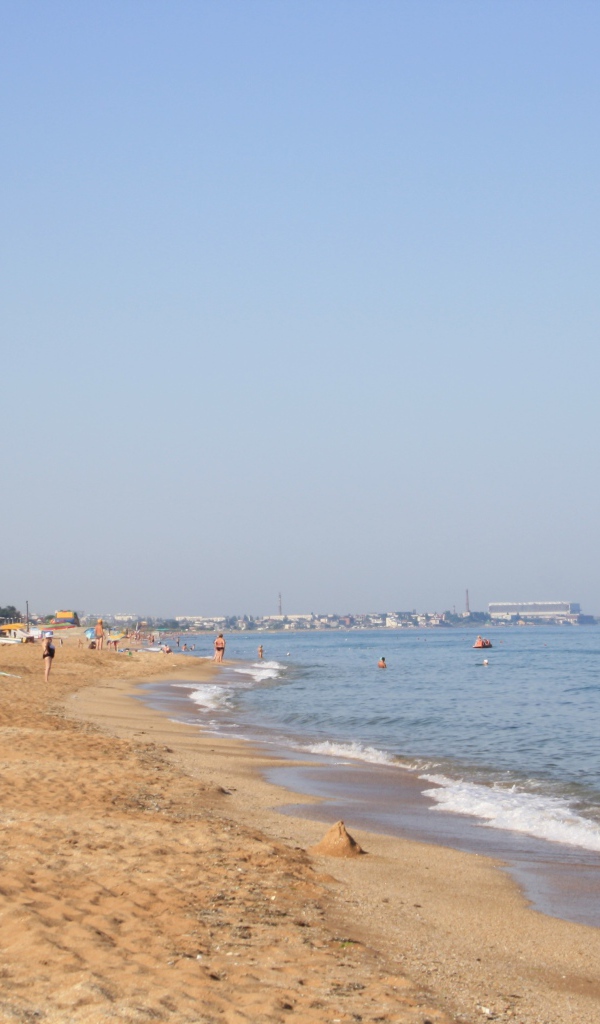 Золотой пляж на Азовском море