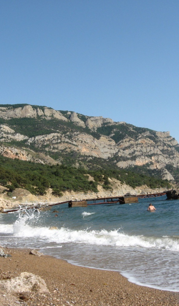 Золотой пляж в Балаклаве