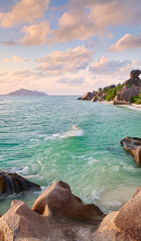 Пляж на Сейшелах 