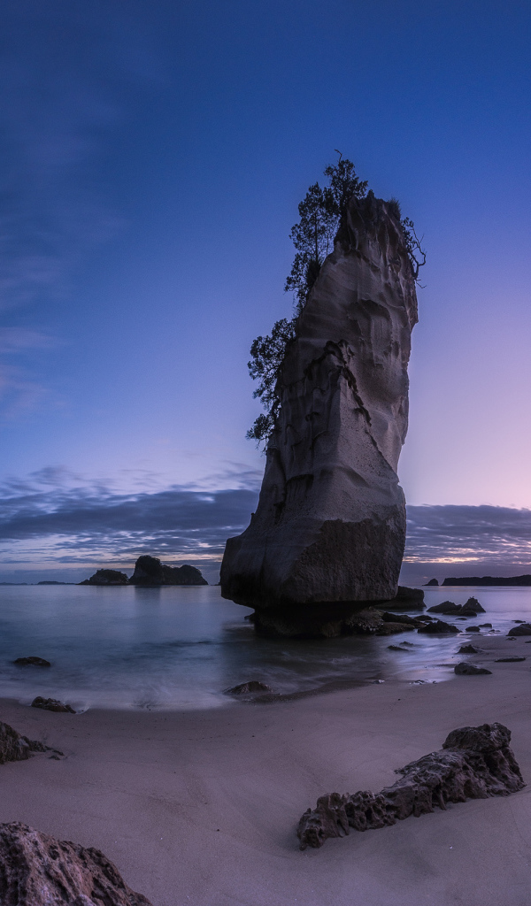 Скала у пляжа