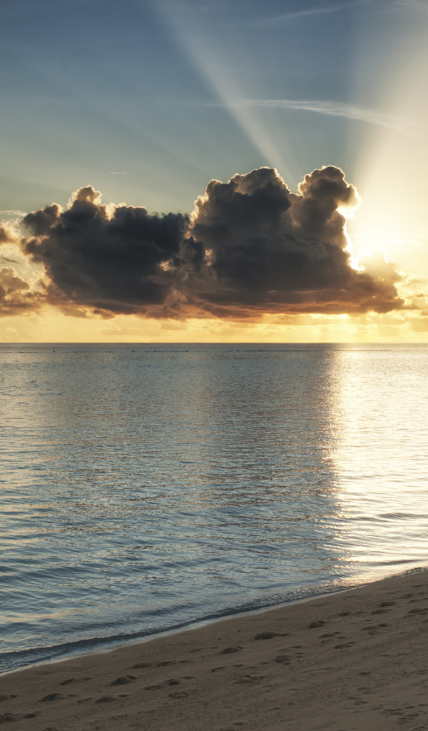 Закат на Мальдивах