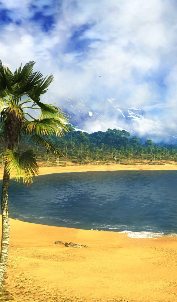 Пляж у лагуны