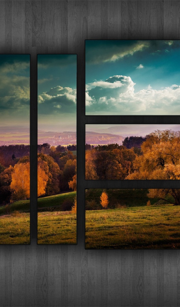 Витраж в природу