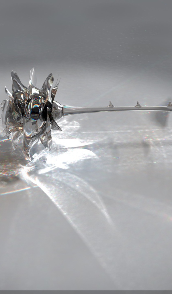 Стеклянная роза