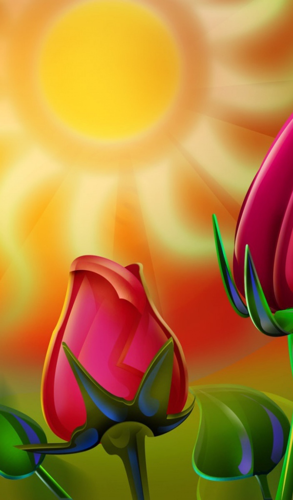 Солнечная роза