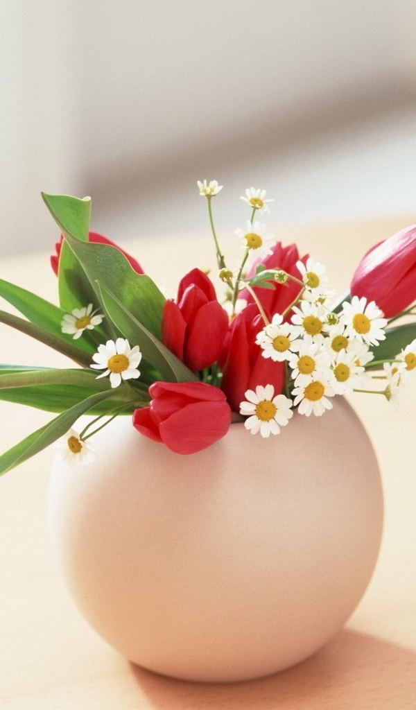 Ваза с цветами