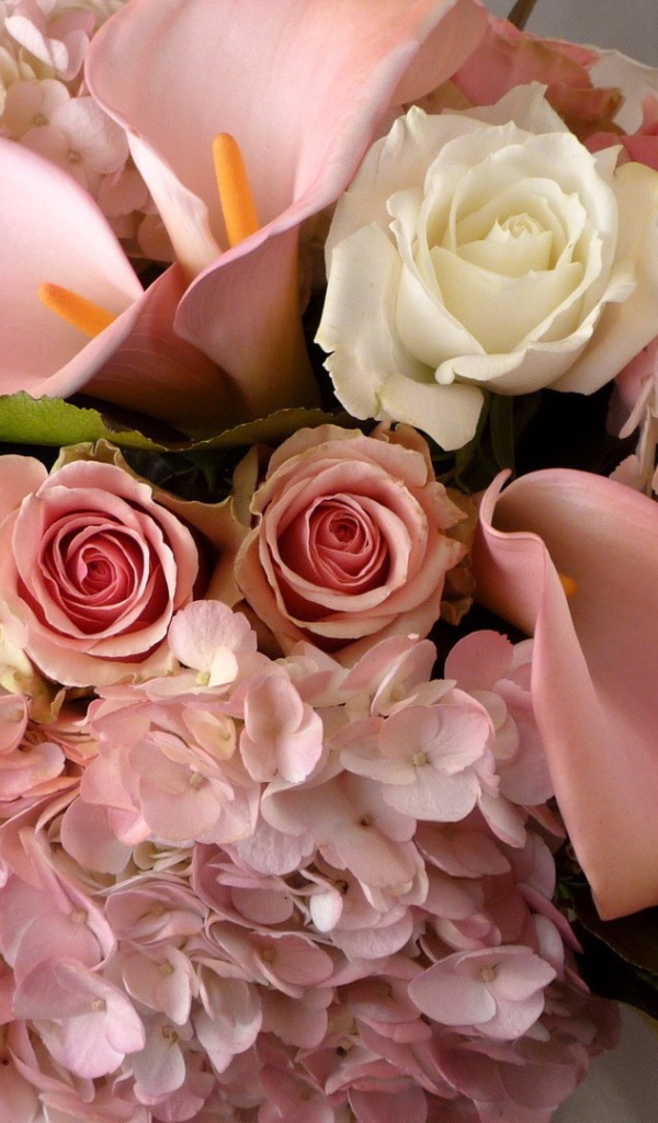 Свадебный букет с розами