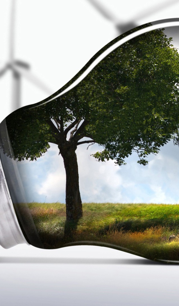 Природа в лампочке