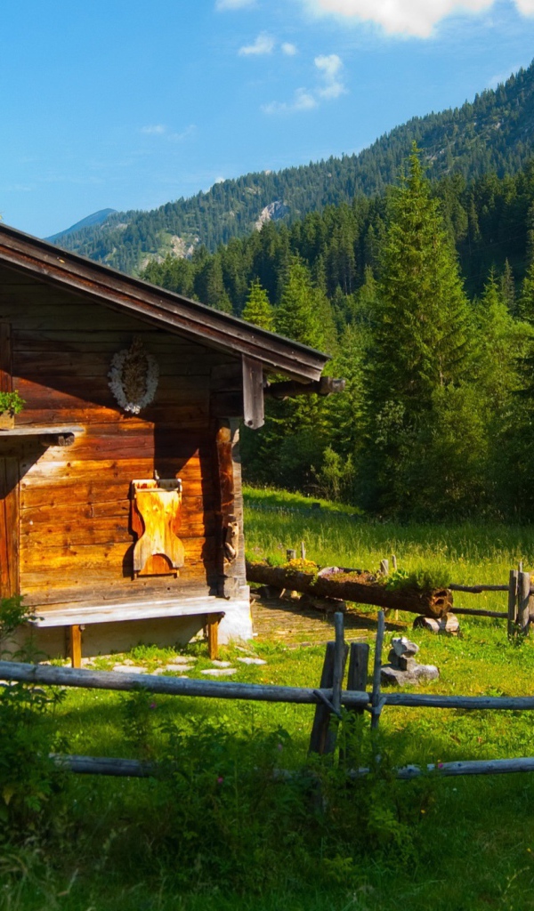 Деревенский дом в горах