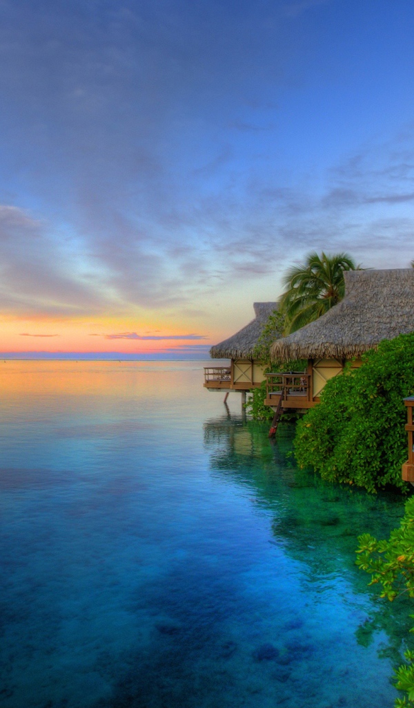 Закат на острове