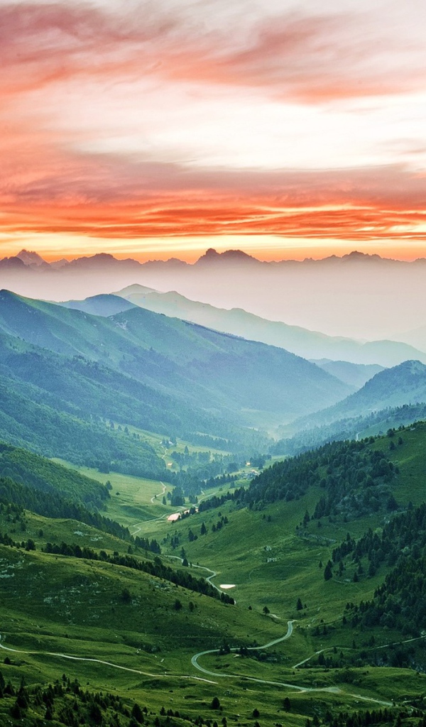 Горный пейзаж Италии