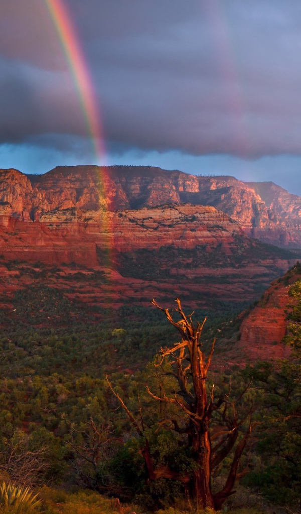 Радуга в каньоне