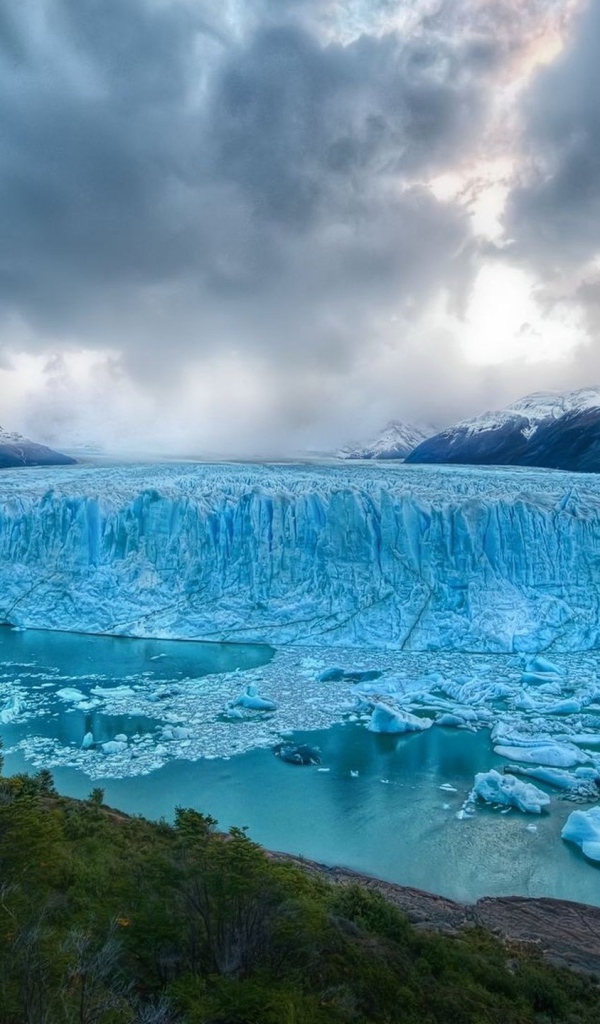 Горный ледник в Аргентине