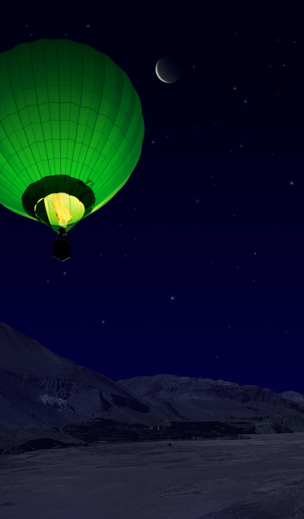 Ночной полет на воздушном шаре