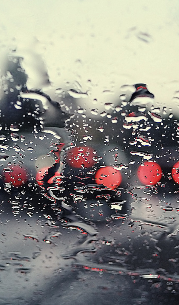 Вид через мокрое стекло