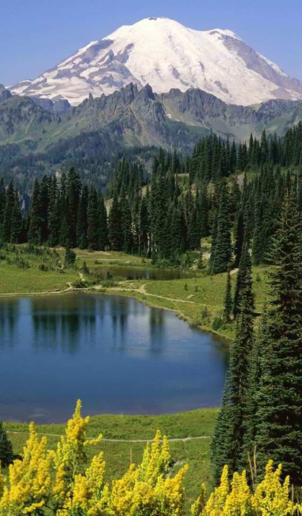 Небольшое озеро в горах