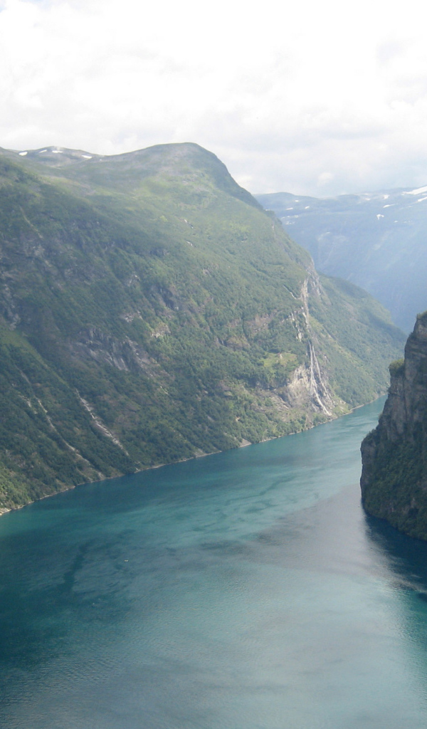 Река между гор