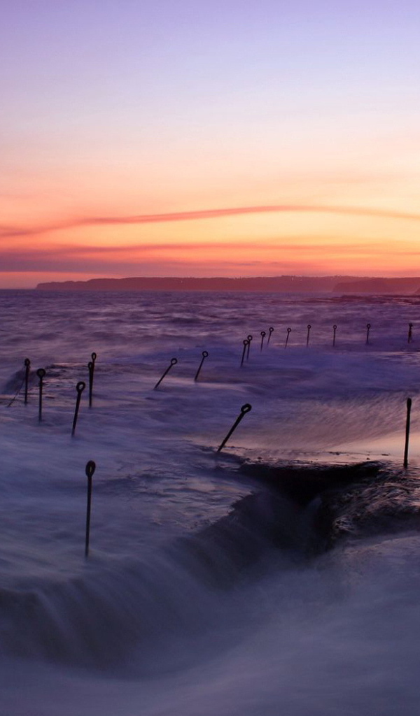 Берег во время шторма