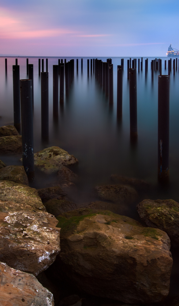 Море перед восходом солнца