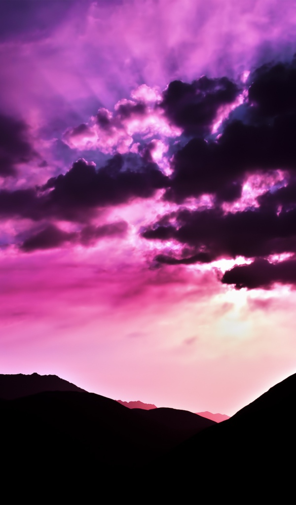 Фиолетовый закат