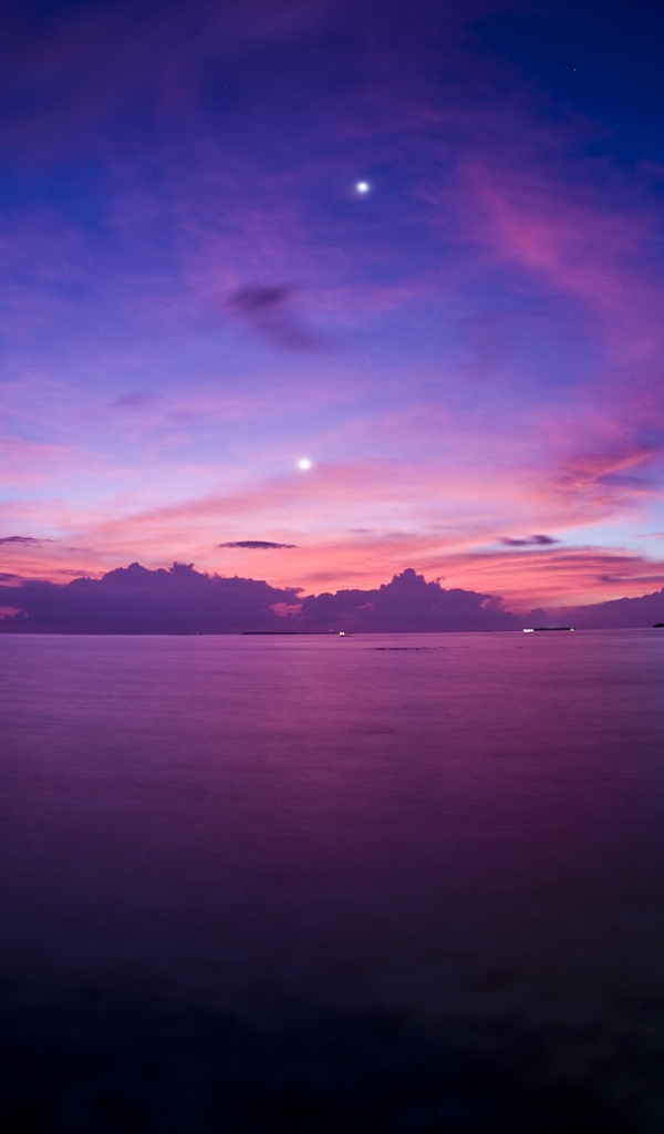 Фиолетовый закат