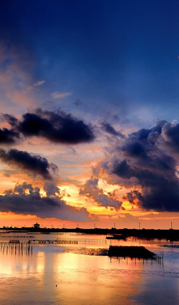 Закат в бухте