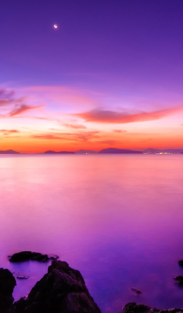 Розовый закат 