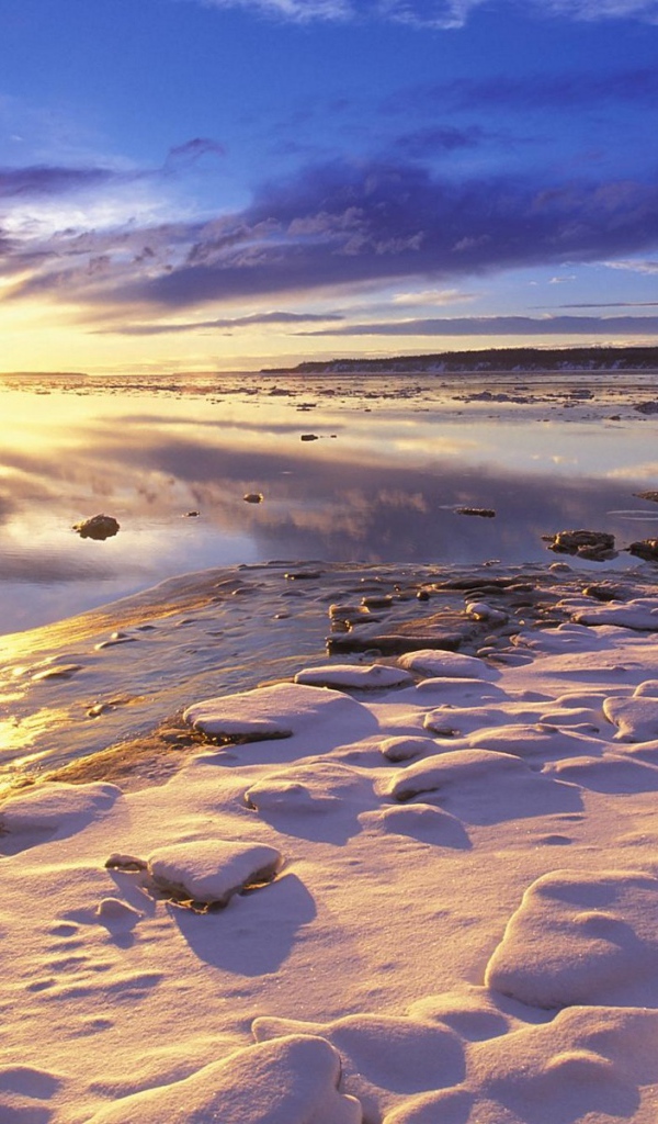 Закат на севере