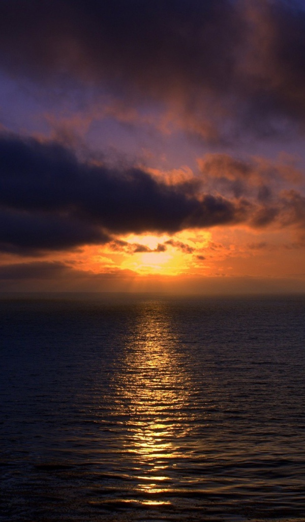 Закат над океаном