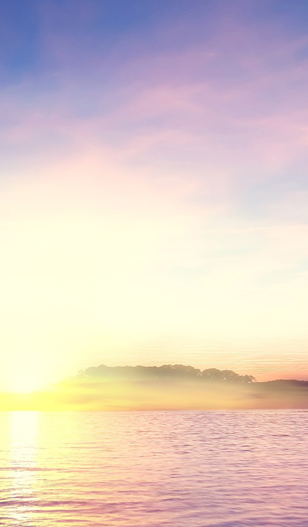 Закат на тропическом острове