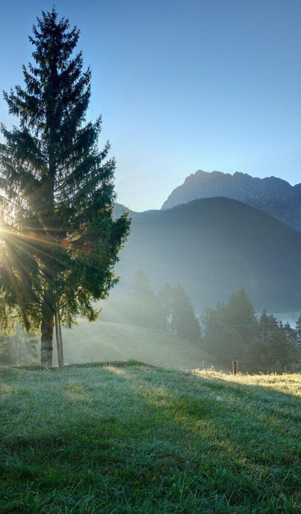 Закат в горах