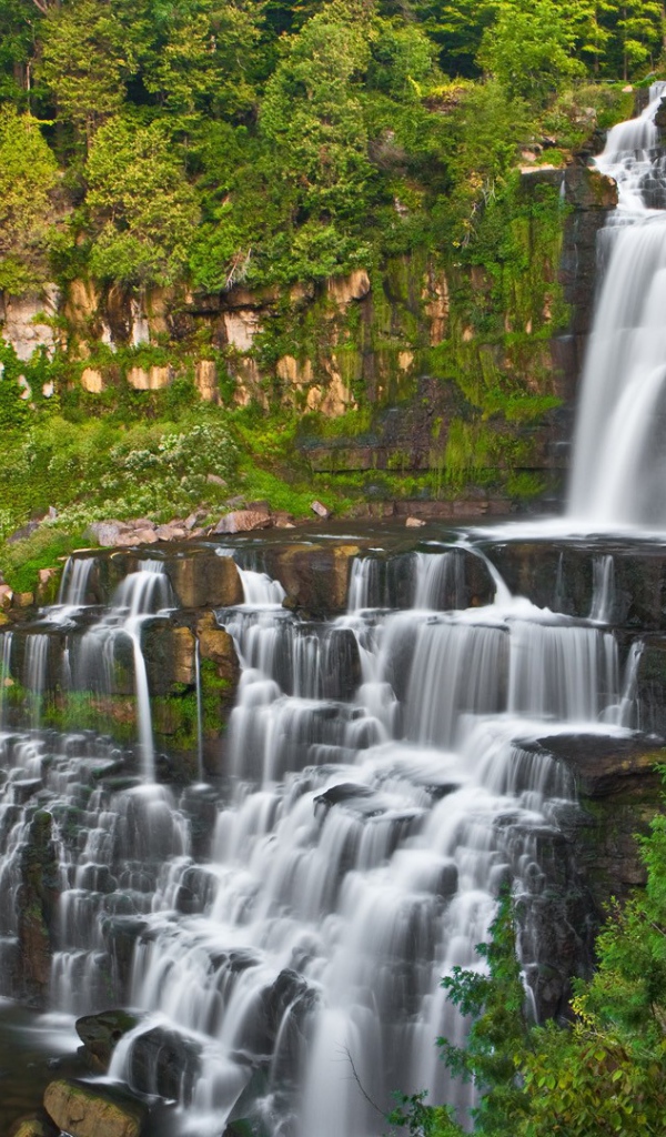 Водопад ступенями