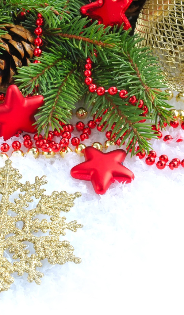 Золотая снежинка