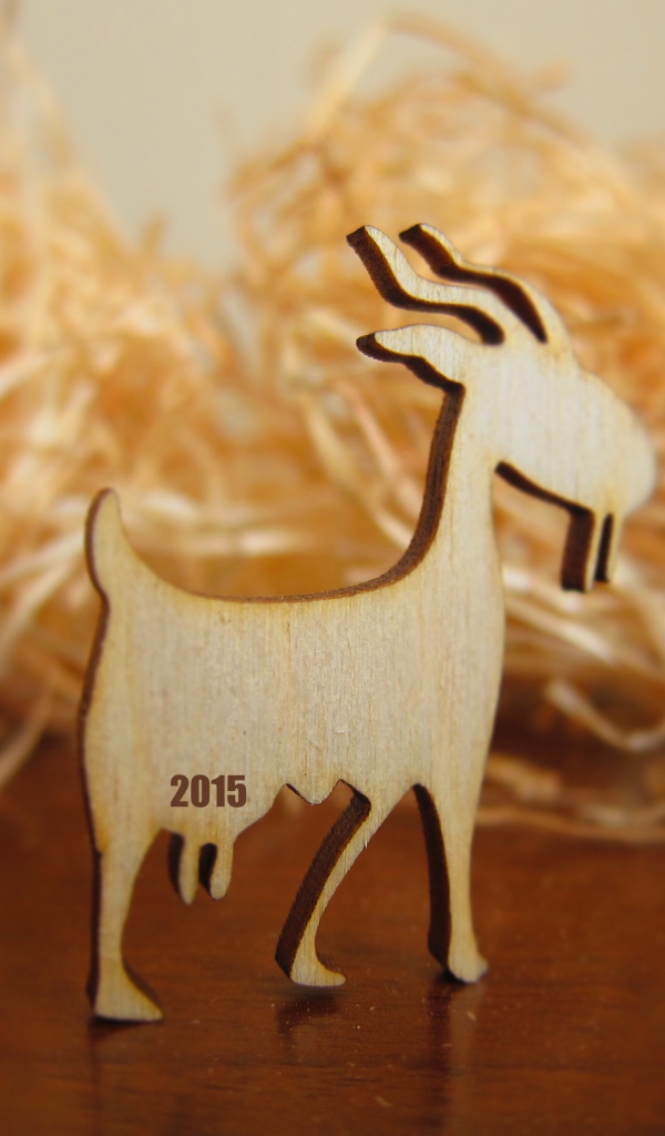Деревянная коза на Новый Год