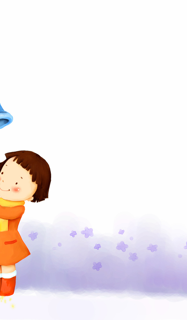 Девочка с колокольчиком