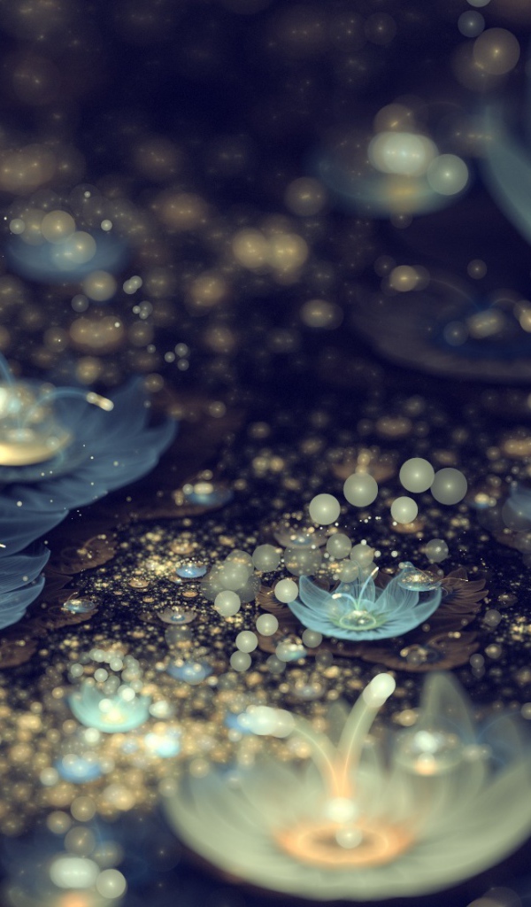 Абстрактные лилии