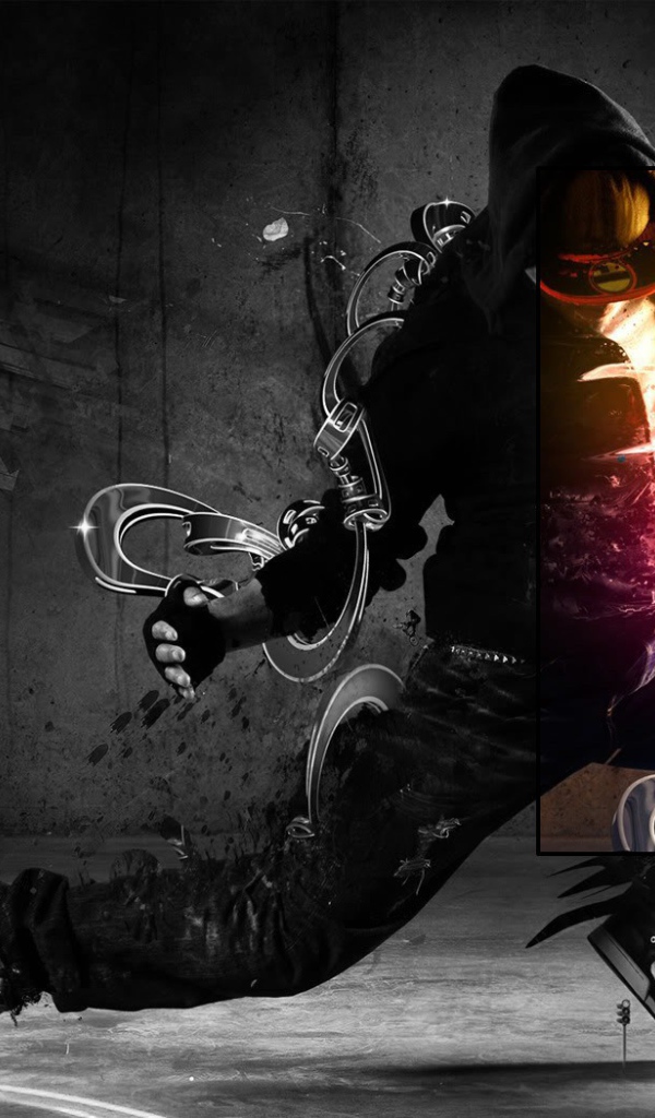 Абстракция на танцоре