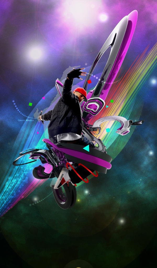 Абстракция с танцором