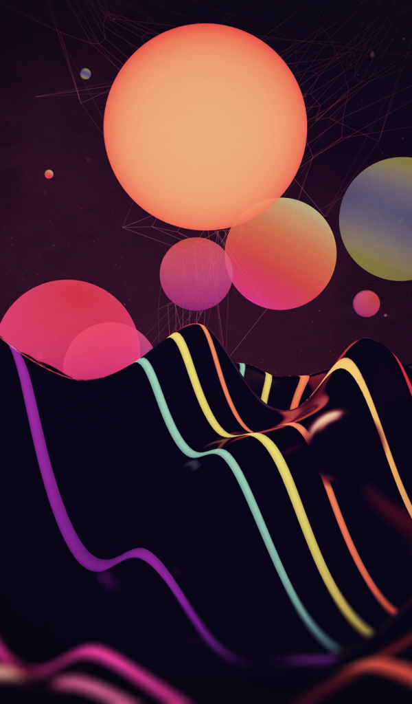 Разноцветные линии