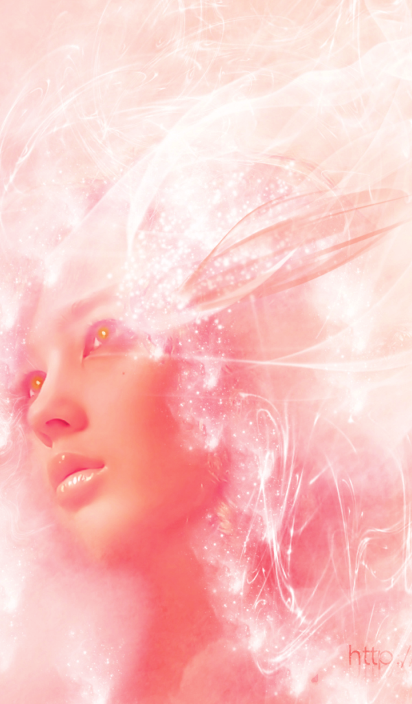 Лицо с горящими глазами