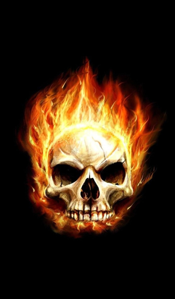 Огненный череп
