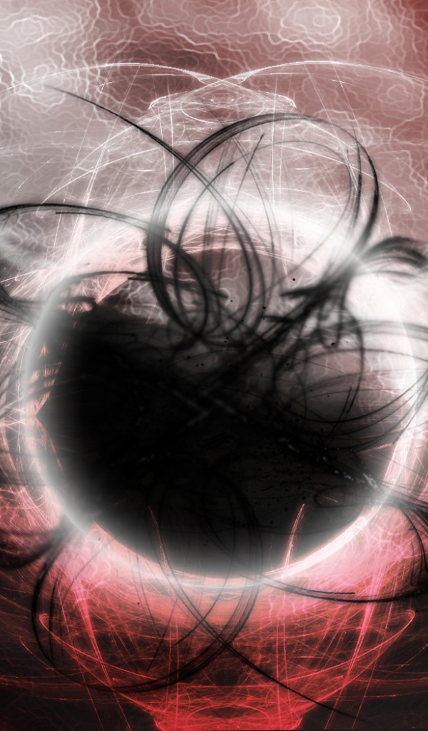 Светящийся черный шар